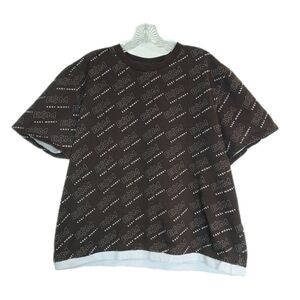 Easy Money Brown and White Logo Shirt